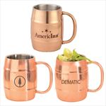 DST45831 17Oz Sherpani Copper Plated Moscow Mule Mug With Custom Imprint